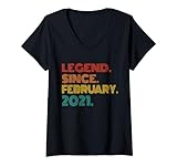 Photo Gallery donna legend since february 2021 birthday 2021 men women vintage maglietta con collo a v Photo Gallery donna legend since february 2021 birthday 2021 men women vintage maglietta con collo a v