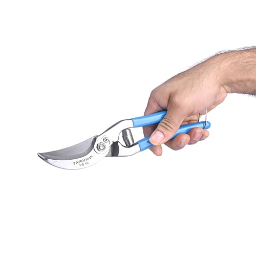 Image of Taparia Pruning Shear PS10 (195mm Cutter for 15-25mm Stem Capacity)-High Carbon Steel Blades for Long-Lasting Sharpness and precision-Comfortable Cushion Grip Handle-Durable Gardening Tool