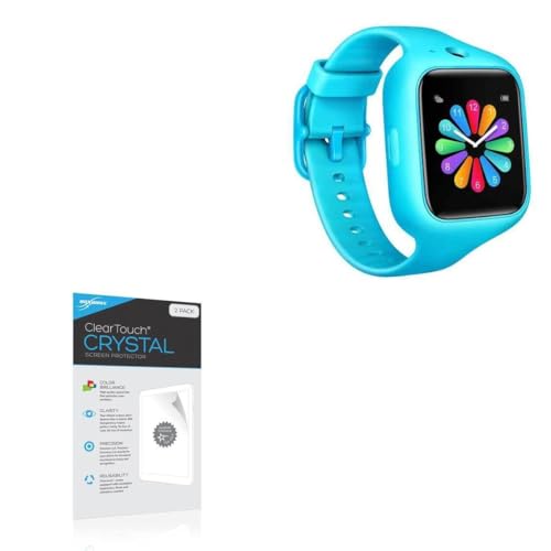 BoxWave Screen Protector Compatible with Xiaomi Mi Bunny Watch 3 - ClearTouch Crystal (2-Pack), HD Film Skin - Shields from Scratches