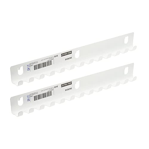 IKEA SKADIS 405.198.87 Hakenhalter 2er Set, kompatibel mit SKADIS...