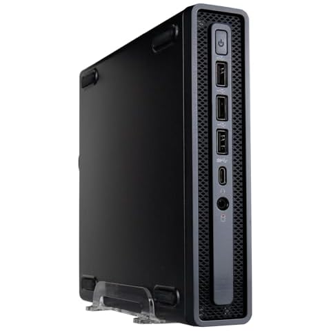 Empowered PC Envision M1 Mini Desktop (16-core Intel i7-14700 (> i9-14900HX), 64GB RAM, 2TB SSD, ASUS H610T mb, WiFi 6, Windows 11 Pro, Type-C, HDMI & DP, VESA Mount - Small 1L Micro Computer Cover