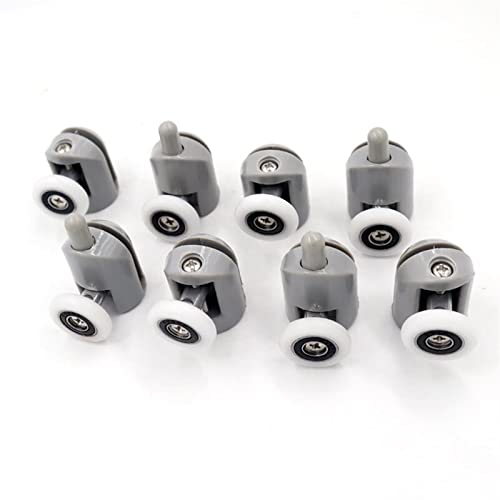 Poulies de douche 19mm pour réparer une porte coulissante coincée ou bruyante