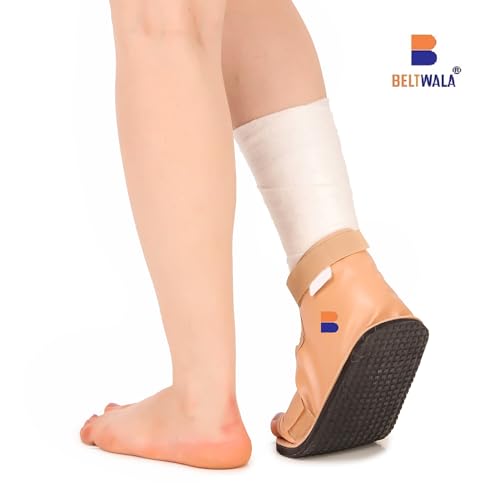 Image of Cast Shoe for Foot Plaster | Orthopedic Cast Boot with Adjustable Straps Ankle Support Protector Adjustable Shoe for Men & Women | Fits Left & Right Leg Easily (M)