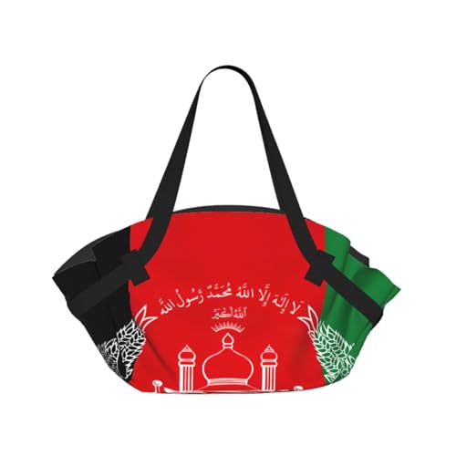 Sac de camping pliable Afghanistan et tapis de sol étanche pour plage et voyage