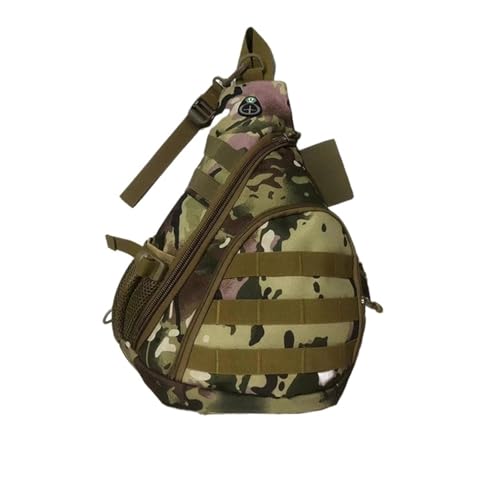 Genérico Bolsa de pecho ligera y portátil for deportes al aire libre, pesca, viajes, escalada, acampada, camuflaje(CP)