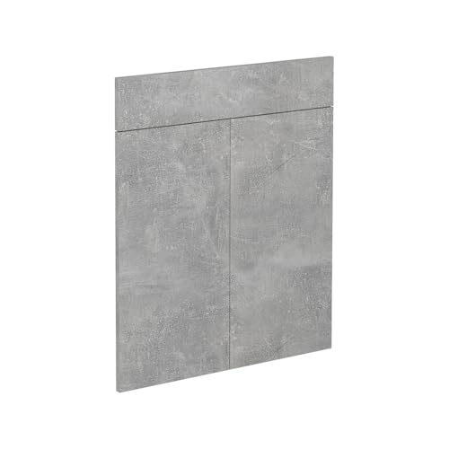 Vicco Façade de Cuisine R-Line, Béton, 59.6x70.8cm façade de Meuble pour Meuble Bas à tiroirs, adapté aux armoires de Cuisine R-Line pour Une Installation...
