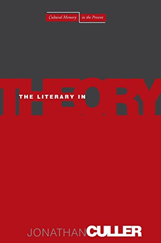 The Literary in Theory (Cultural Memory in the Present)