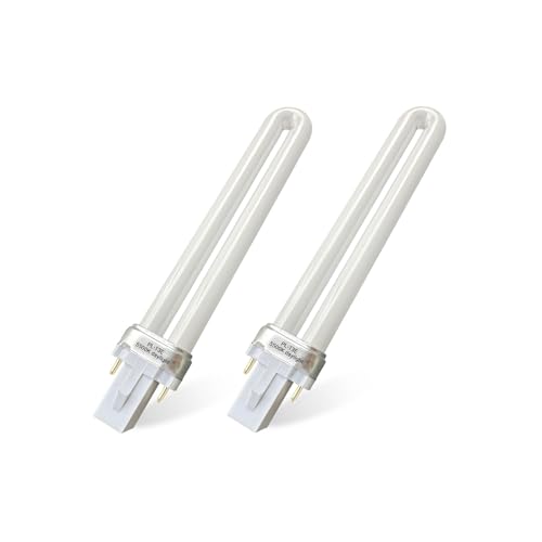 Ignixlite PL13-E-FFP 13W Type E Fluorescent Light Bulb Compatible with Electronic Ballast Bulb,Replace for Ottlite T1333E,5500K Bright Natural Daylight,G23 Base,2Pack