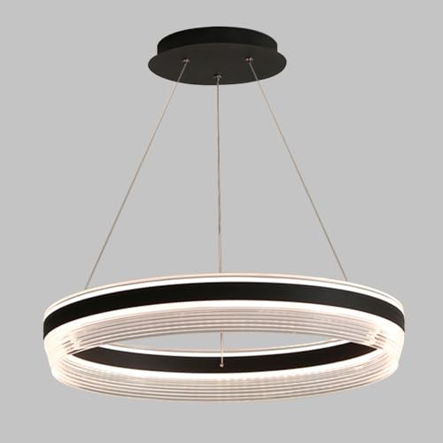 Lustre réglable à LED au design minimaliste 50W en anneau pour restaurant
