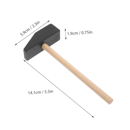 FUNNETOYU 5 Stück Holzhammer, Spielzeug Für Kinder, Kleiner Und Sicherer Hammer Für Kinder-DIY-projekte Und Holzhausbau