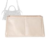 Zoomoni Silky Purse Organizer for Balenciaga Women's Neo Cagole XS Handbag (Handmade/4 Color Options) [Silky Satin, Silk Liner, Insert, Shaper]