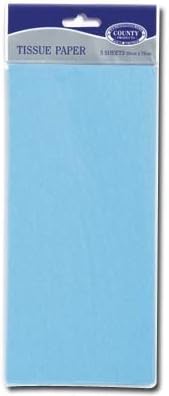 Tissue Paper - LIGHT BLUE - 5 sheets