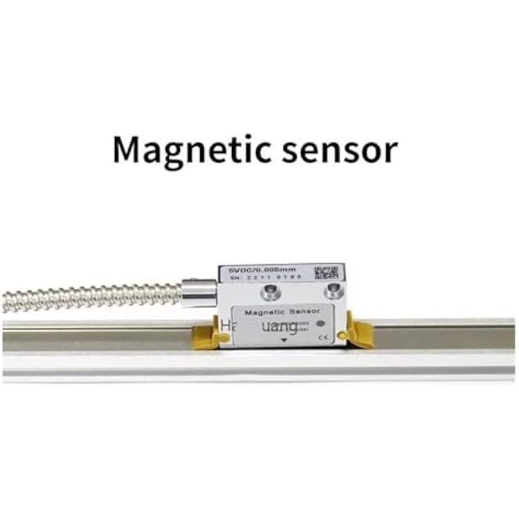 High Accuracy Linear Scale Encoder High Precision Milling Lathe DRO Magnetic Scale Sensor 5V 0.005mm 5um Encoder Magnet Scale TTL Lathe Wooden Stone Machines for Lathe Machine Milling Machine DRO Tool