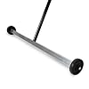 Master Magnetics Magnet Sweeper, 27 Wide Push-Type Mini Magnetic Broom with Wheels, Industrial Pick-Up Tool for Nails, Screws, and Metal Debris, 07265