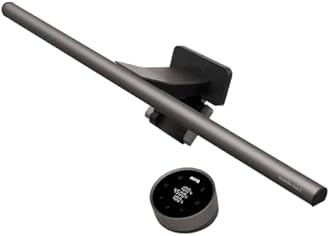 BenQ ScreenBar Halo 2 LED Monitor Light Bar, Wireless Controller, Adjustable Brightness & Colour Temperature, Eye-Care Light Bar, No Screen Glare, Space Saving, USB Powered