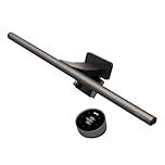 BenQ ScreenBar Halo 2 Monitor Light Bar with Wireless Controller & Webcam Accessory, Dual Front & Back Halo Lighting, Auto Dimming Eye-Care LED, USB-C Power – Fits Flat & Curved Monitors