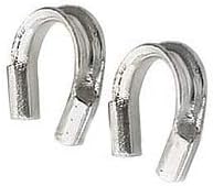 Wire & Thread Protectors Protector Loops Silver Plated (144)