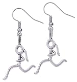 Aus hochwertiger Zinklegierung, umweltfreundlich hergestellt, nickel- und bleifrei, hypoallergen, antikes Silber, sehr cool. Größe: 29 x 21,6 mm, perfektes Geschenk für Läufer, der sicherlich einen unvergesslichen Eindruck hinterlassen wird.