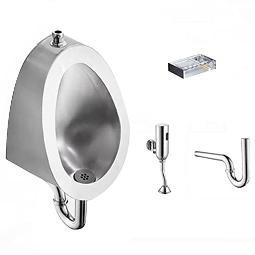 Bagni Moderni WC en Acero INOX para Uso doméstico, WC de pared comerciales, WC públicos con descarga vertical con o sin inducción, color Silver Suit G miniatura 1