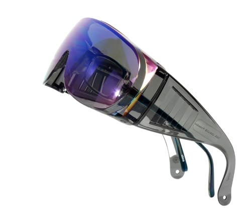 Calabria 1003 Large Fit Over Safety Glasses Fitover Prescription Eyewear Men Women Wrap Around Tinted Anti Fog Scratch Glare2