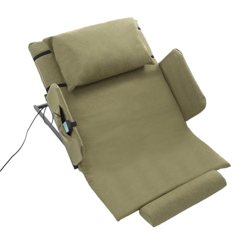 Jerool Dossier de lit réglable électriquement, dossier de lit réglable électriquement avec fonction ascenseur, télécommande, avec coussin amovible, adapté aux personnes âgées