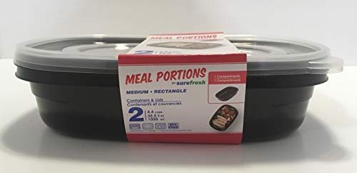 Medium rectangle container & lid 4.4 cup (2-pack) - Thumbnail 3