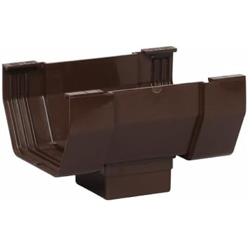 Amerimax Home Products Gutter Drop Outlet BRWN