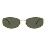 Appassal Retro Oval Sunglasses For Women Men Small Hexagonal Rectangle Metal Frame Sun Glasses AP362