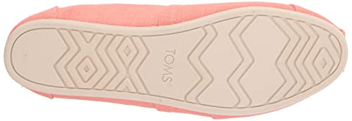 Toms Women's Alpargata Loafer Flat, Peach Pink, 9 #TOP3