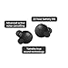 Yamaha TW-E7B True Wireless Earbuds with Bluetooth 5.2, Active Noise Cancelling, Yamaha True Sound, Qualcomm cVc Clear Voice Capture, Advanced Listening Care and IPX5 Water Resistant for Sport (Black)