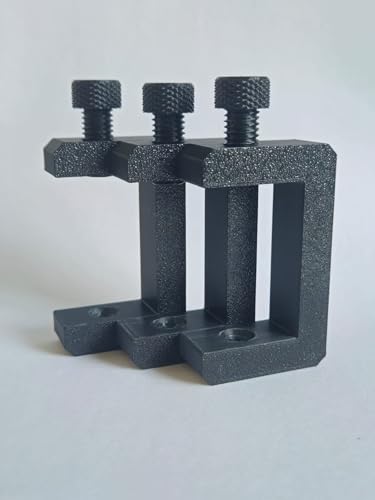Image of Universal Wallmount/Underdesk C Brackets (C, Black, 35-44 mm)