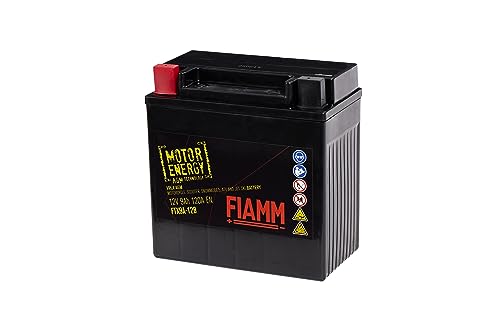 Fiamm Batteria per Moto e Scooter FTX9A-12B 9AH 120A, Batteria Motor Energy AGM Technology, Massima Potenza di Avvio, Autoscarica Ridotta, Senza Manutenzione, Già Carica, Pronta all'Uso