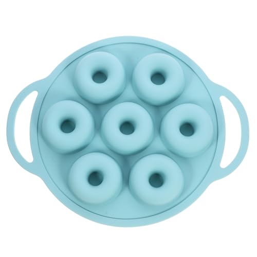 Sosoport Molde de Silicona para Tartas y Donuts Reutilizable Antiadherente con Esquinas Redondeadas y Fácil de Desmoldar Resistente y Seguro para Repostería Color Verde Nórdico