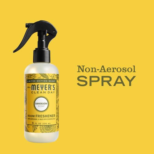 Mrs. Meyer's Clean Day Room Freshener, Dandelion Scent, 8 Ounce Non-Aerosol Spray Bottle - Image 5
