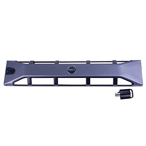 Bisel frontal de chasis de servidor 2U con cerradura y llave de seguridad