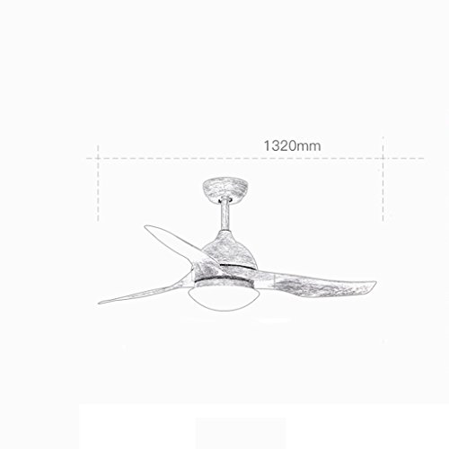 Ventilateur de plafond de 52 pouces avec télécommande pour salon