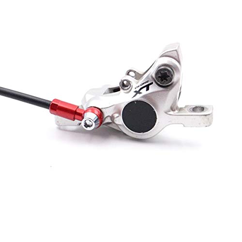 Farbetter 2500Mm Bicycle Hydraulic Disc Brake Hose Kit For Shimano Bh90 System, Including Banjo Adapter, Red/Gold/Silver (Red) #TOP4