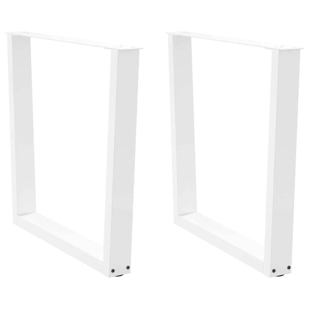 Pieds de table à manger en V blanc pour sublimer votre bureau