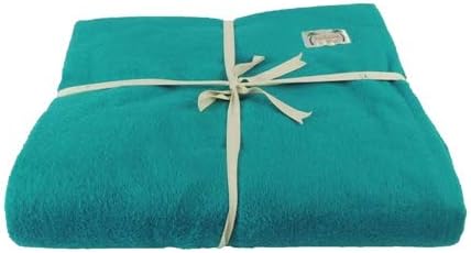 Soft Cotton Yoga Blankets (Aqua Green)
