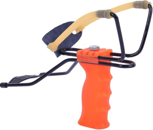 Kooho gutiest Steel Fishing Slingshot,Professional Bow Steel Slingshot for Hunting Slingshot Catapult with (w2)