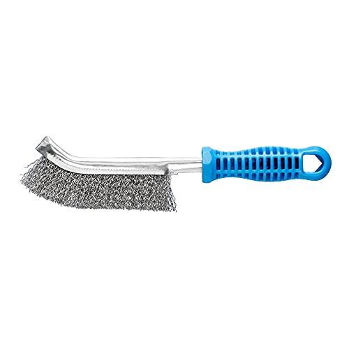 Image of PFERD Hand Brush Curved HBG | 1 Row Stainless Steel Wire Diameter 0.30 | 43698003 - For Hard To Access Areas