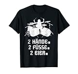 ludwig drums vertrieb deutschland Die Schlagzeug Sprüche gehören zum Double Bass Drum Kit mit Hocker und Drum stick dazu wie Edrums lernen mit Drumsticks. 2 Hände 2 Füsse 2 Eier mit Doublebass als Drummer Geschenke für Papa und Opa mit Bassdrum zu Vatertag, Geburtstag oder Weihnachten.