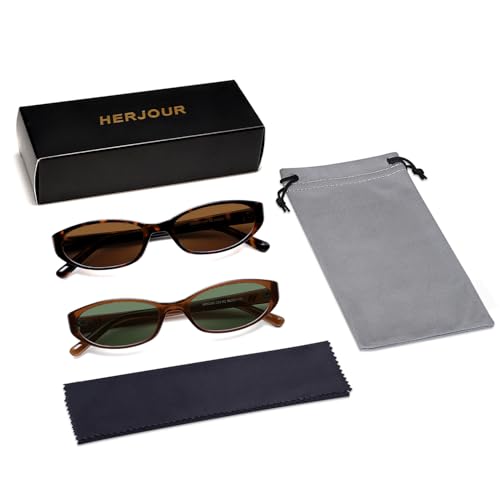 Image of Retro Oval Sunglasses Womens Mens Y2k Trendy Cateye Shades AR82299 | Narrow Round Cute Sunnies,90s 2000s Cool Skinny Frame