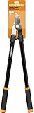 Fiskars Bypass tree pruner for fresh wood, Non-stick coating, Hardened Precision Steel, Length: 81 cm, Black, L11, 1027541 - Image 5
