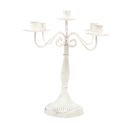 GOOHOCHY Gold Candlestick Holders Iron Candelabra Set Decorative for Home Party Christmas