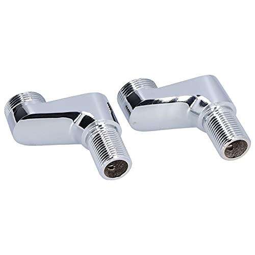 Sxhlseller Grifo Mezclador de Ducha G1/2 a G3/4, Adaptador Cromado con Brazo Oscilante para Baño, Fácil Instalación para el Hogar, Material de Latón Duradero y Acero Inoxidable