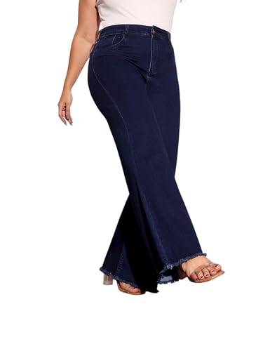 Miss Chase A+ Women's Wide Leg High Rise Regular Length Stretchab...