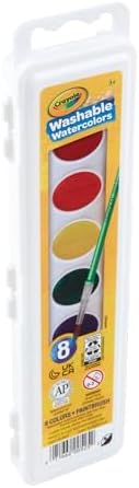 Crayola Washable Watercolors, Kids Paint Set, 8ct - 4