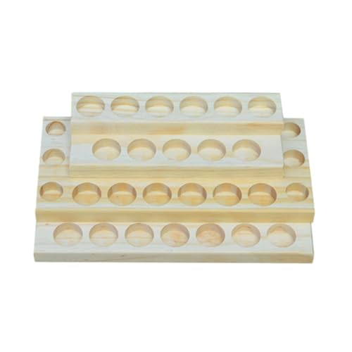Organiseur rotatif huiles essentielles LABRIMP 30 trous en bois à 4 niveaux