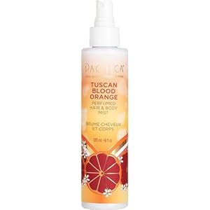 Pacifica Beauty Tuscan Blood Orange Hair and Body Mist, Fragrances, Body Spray, Hair Perfume, Clean Perfume, Fruity and Citrus, Vegan, 6 fl oz (1 Count)